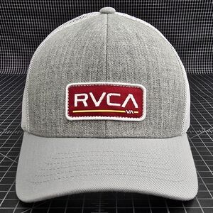RVCA TICKET TRUCKER III HAT - HEATHER GREY/WHITE